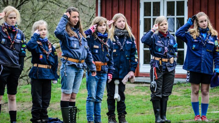 Spejdere i uniform